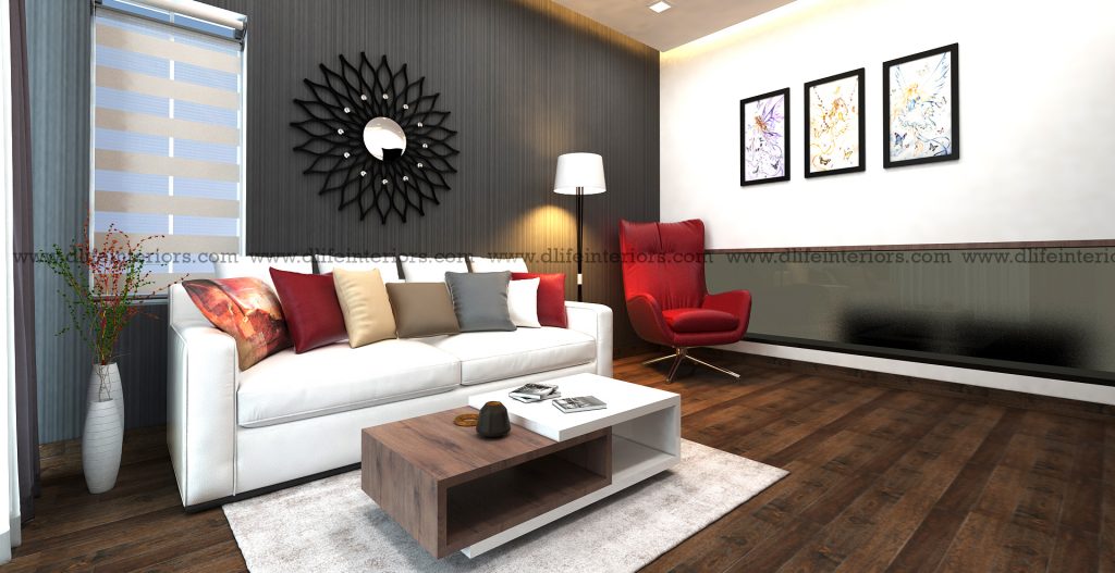 Living room interior design