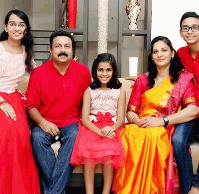 Santhosh and family