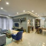 Living-Dining-Flat-interiors-in-kochi-kerala