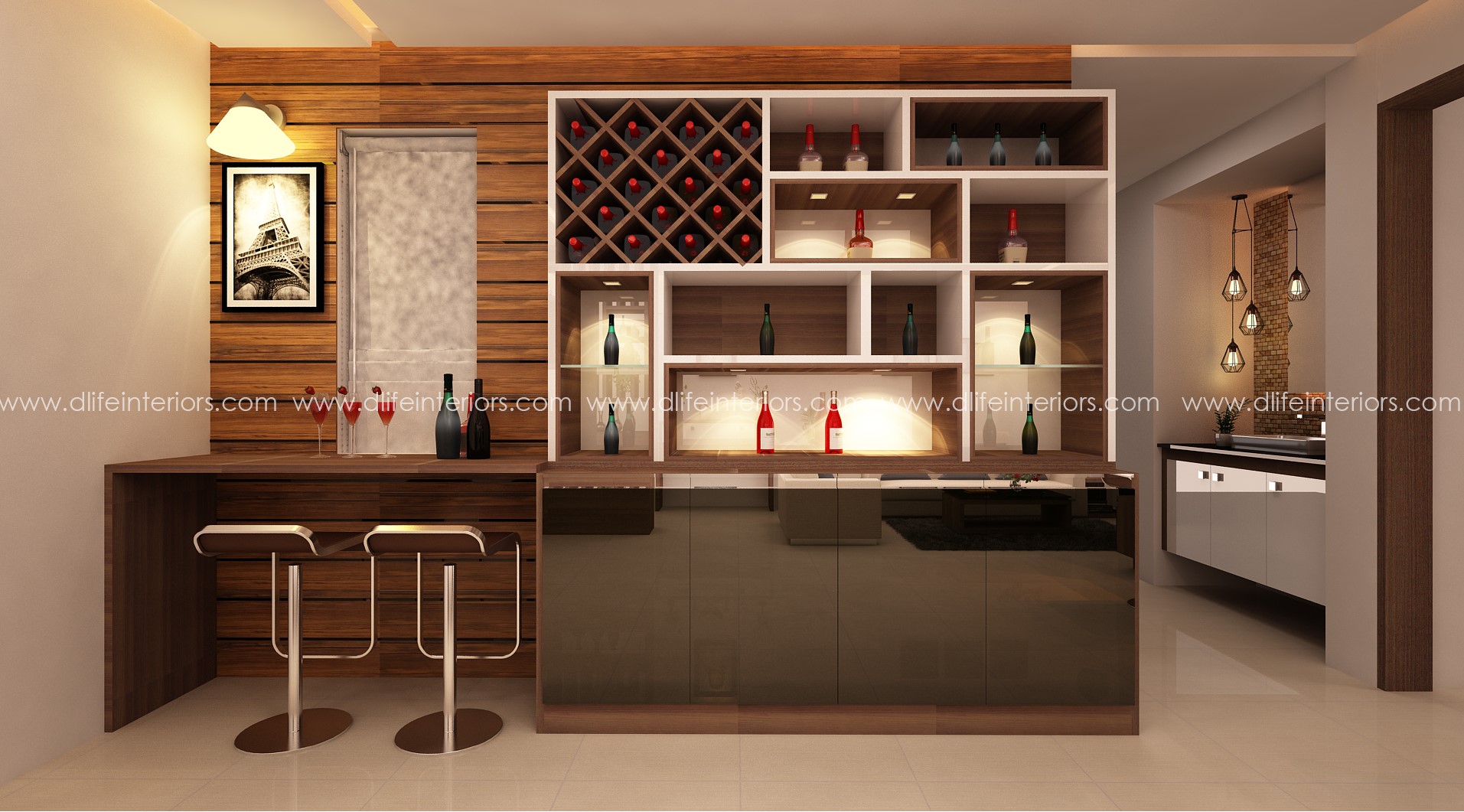 Cerulean Mini Bar Counter Design For Homes | arnoticias.tv