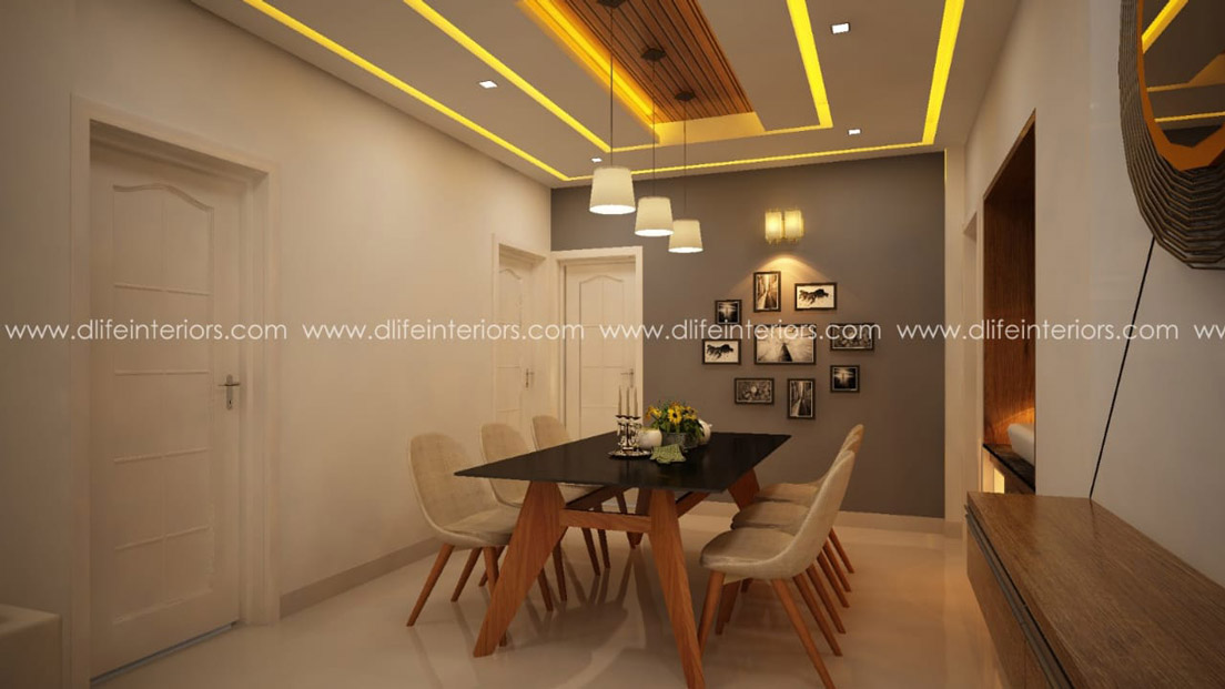Modern Dining Table Design in Calicut
