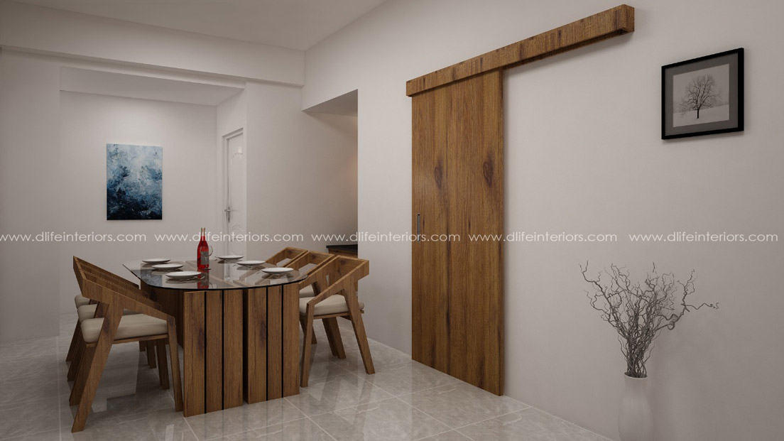 Modern Dining Table Design in Kochi