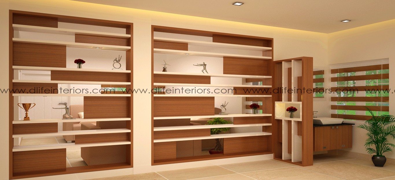living dining partition design
