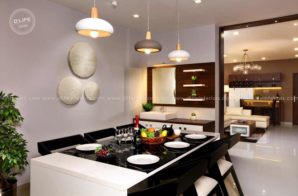 Contemporary-dining-table-set-with-a-Gloss-Black-and-White-finish-min