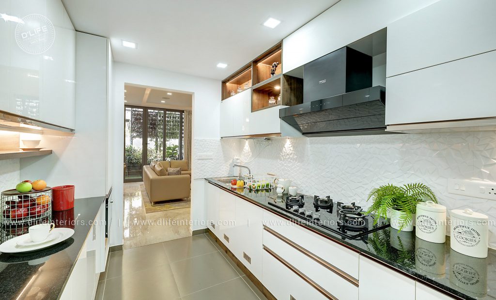 parallel kitchen design in Bangalore Karnataka by dlife interiors (5)