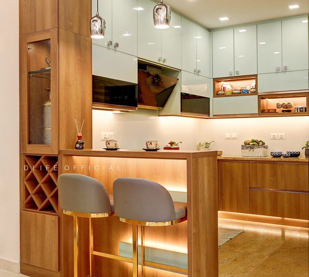 kitchen interior in bengaluru Prestige Augusta Golf Village - Copy