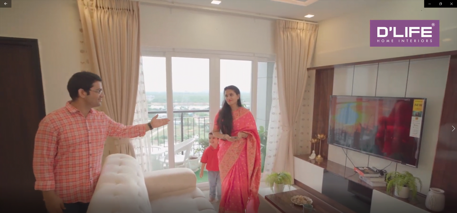 A 3BHK Apartment Interior Project at L&T Eden Park, Chennai