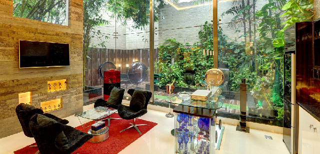 Custom-made living room in Kollam