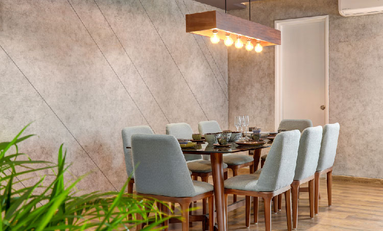 Best dining room interior design in Kollam