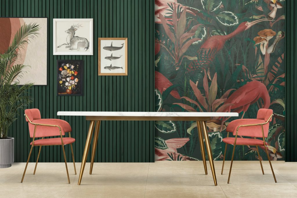 Interior wallpaper on sale