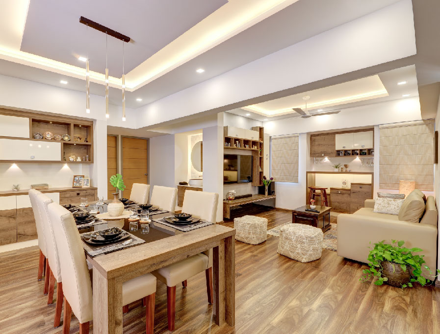 Luxury contemporary dining rooms in Chennai
