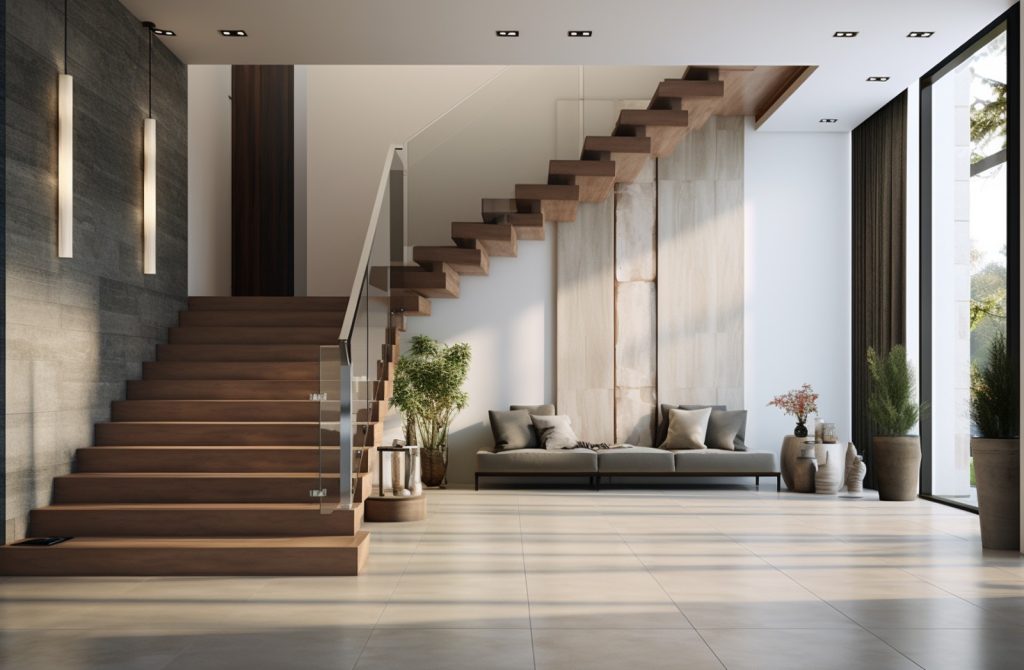 A Minimal and Contemporary Staircase Design