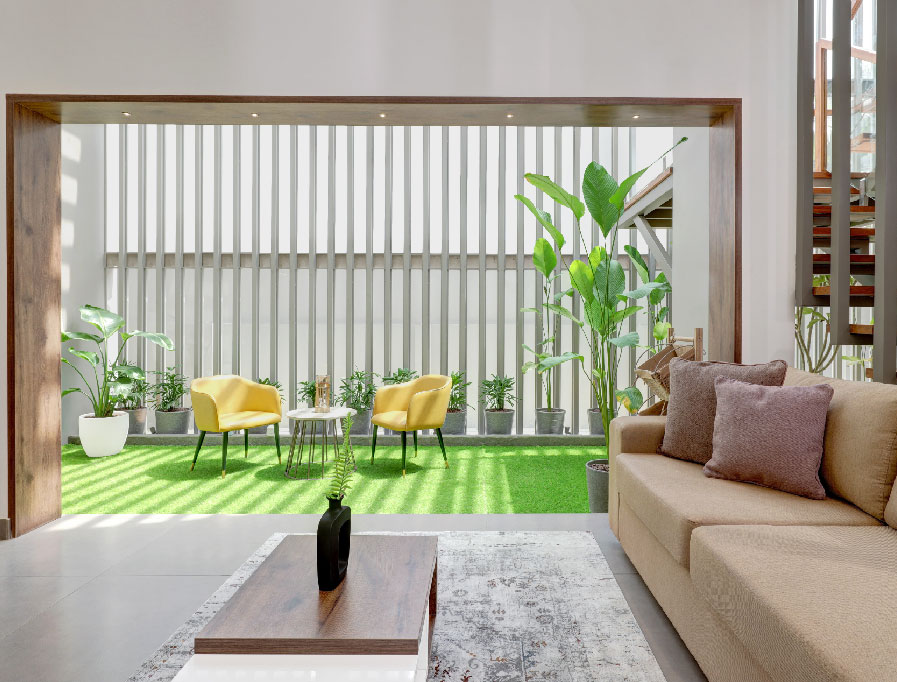 living room interior designers in Kerala