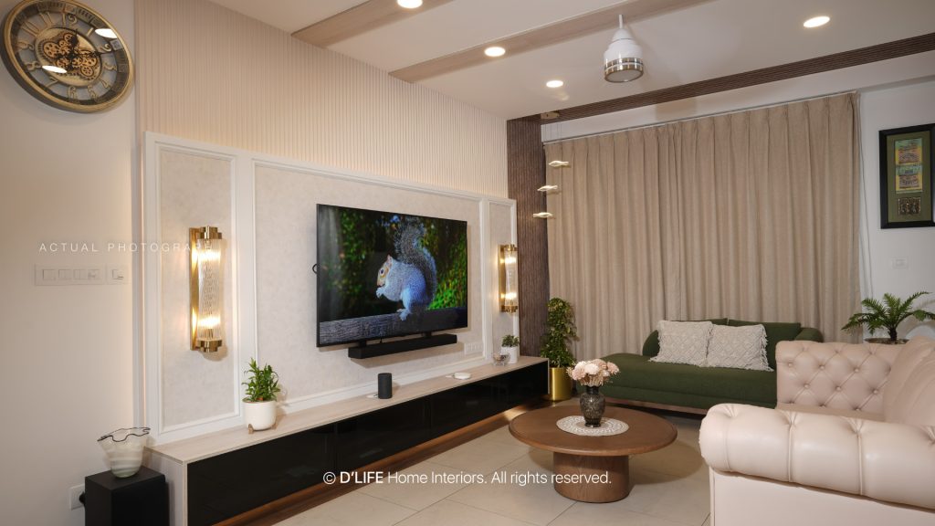 Customized living room Interiors