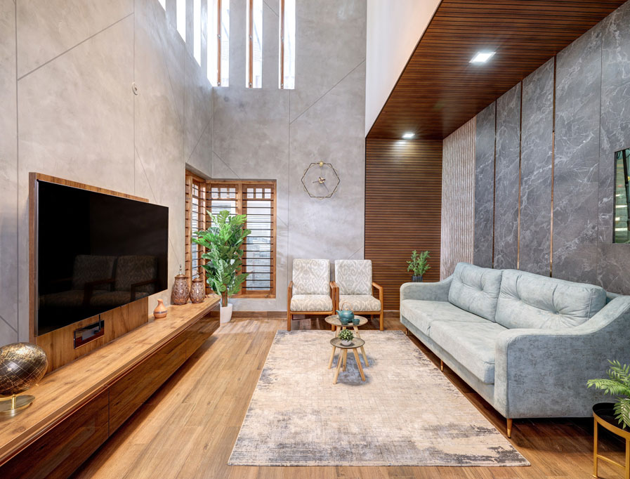 modern living room interior designers in andheri