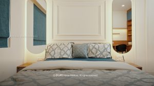 pastel color bedroom